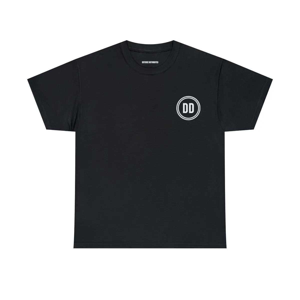 Black Defense Distributed Logo Tee - Image 1