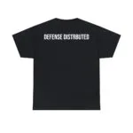 Black Defense Distributed Logo Tee - Image 2