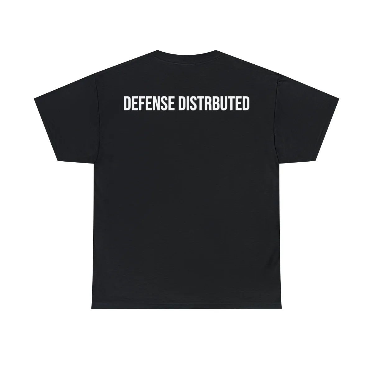 Black Defense Distributed Logo Tee - Image 2