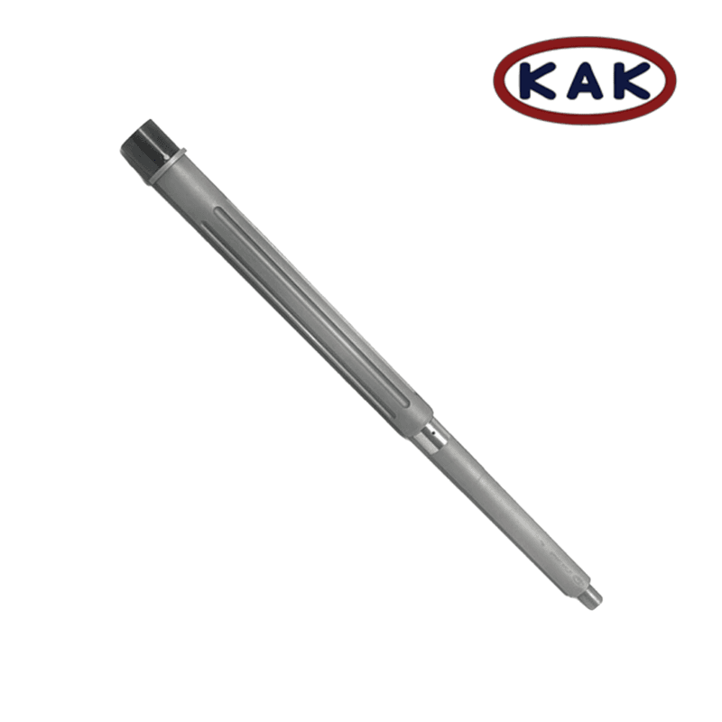 KAK 16″ 5.56 Mid Gas Fluted AR15 Barrel- Stainless