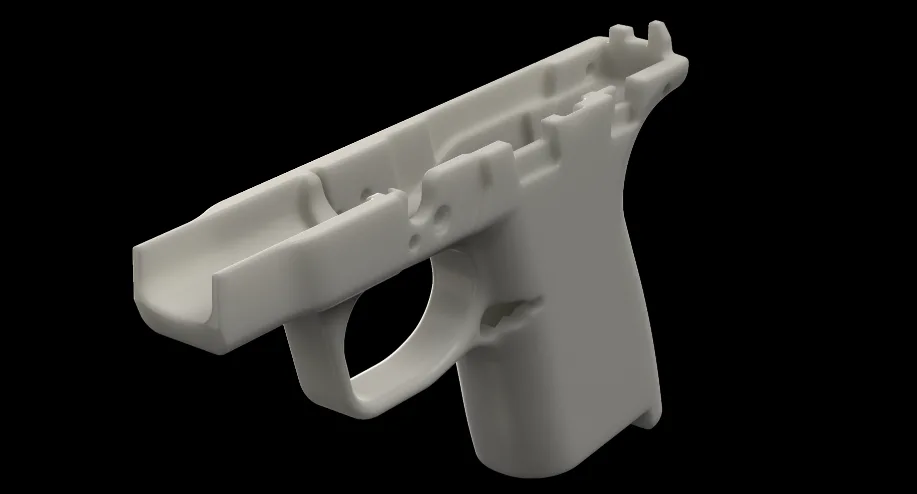 Ghost Smith & Wesson M&P Shield (Manual Safety) 3D Printed Parts Kit w/Files - Image 2